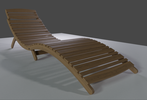 Wooden Lounge Chair preview image